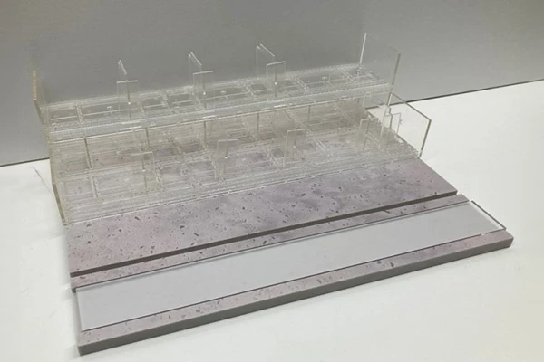 生分解性プラスチック・バイオプラスチックを使用したメイク専用什器（ディスプレイ・射出成形事例） - 株式会社タイセイ